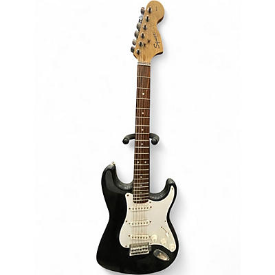 Used Squier Affinity Stratocaster Black Solid Body Electric Guitar