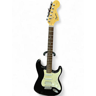 Used Squier Affinity Stratocaster Black Solid Body Electric Guitar