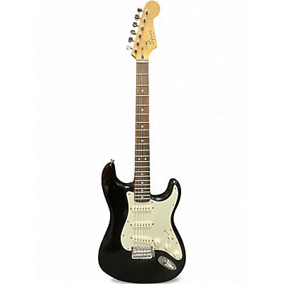 Used Squier Affinity Stratocaster Black Solid Body Electric Guitar