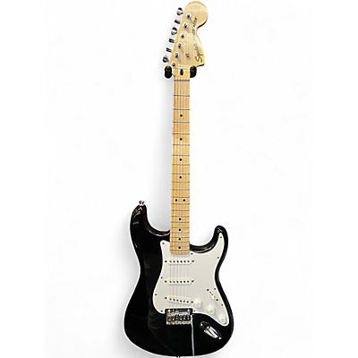 Used Squier Affinity Stratocaster Black Solid Body Electric Guitar