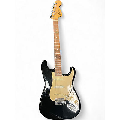 Used Squier Affinity Stratocaster Black Solid Body Electric Guitar