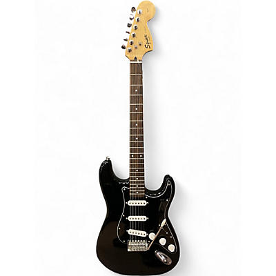 Used Squier Affinity Stratocaster Black Solid Body Electric Guitar