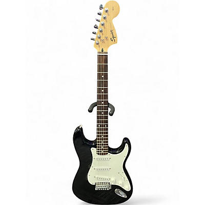Used Squier Affinity Stratocaster Black Solid Body Electric Guitar