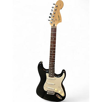 Used Squier Affinity Stratocaster Black Solid Body Electric Guitar