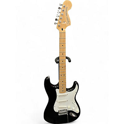 Squier Used Squier Affinity Stratocaster Black and White Solid Body Electric Guitar