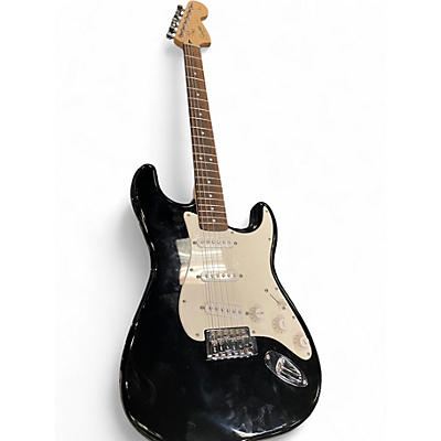 Used Squier Affinity Stratocaster Black and White Solid Body Electric Guitar