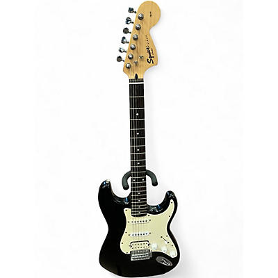 Used Squier Affinity Stratocaster Black and White Solid Body Electric Guitar