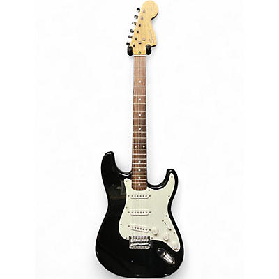 Used Squier Affinity Stratocaster Black and White Solid Body Electric Guitar