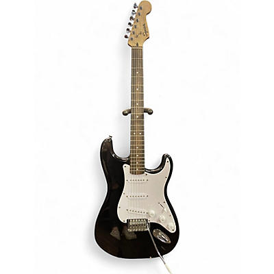 Used Squier Affinity Stratocaster Black and White Solid Body Electric Guitar