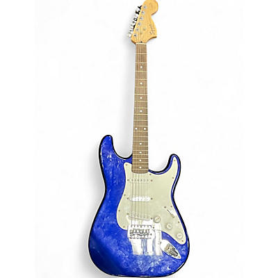 Used Squier Affinity Stratocaster Blue Sapphire Solid Body Electric Guitar