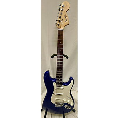 Squier Used Squier Affinity Stratocaster Blue Solid Body Electric Guitar