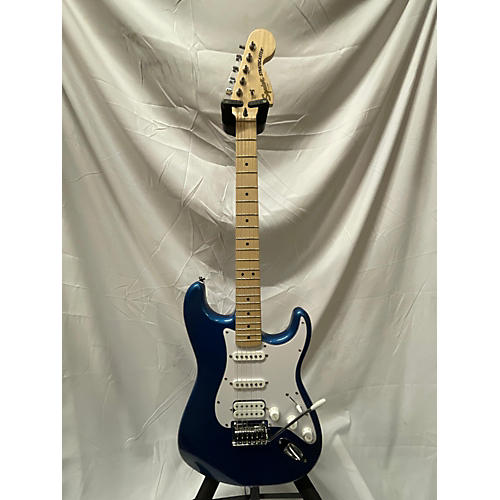 Squier Used Squier Affinity Stratocaster Blue Solid Body Electric Guitar Blue