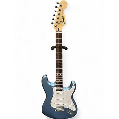 Squier Used Squier Affinity Stratocaster Blue Solid Body Electric Guitar