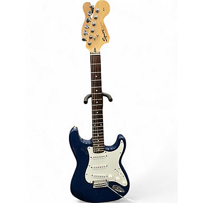 Squier Used Squier Affinity Stratocaster Blue Solid Body Electric Guitar