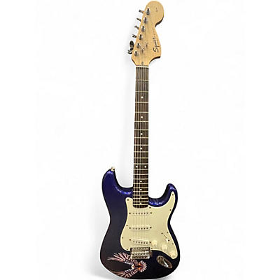 Used Squier Affinity Stratocaster Blue Solid Body Electric Guitar