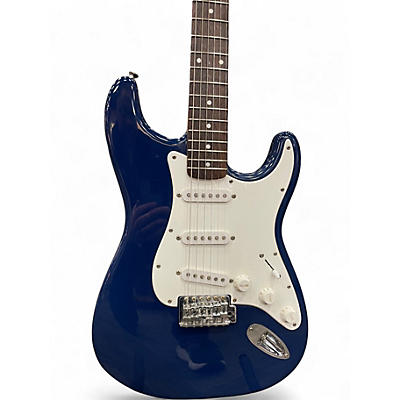 Used Squier Affinity Stratocaster Blue Solid Body Electric Guitar