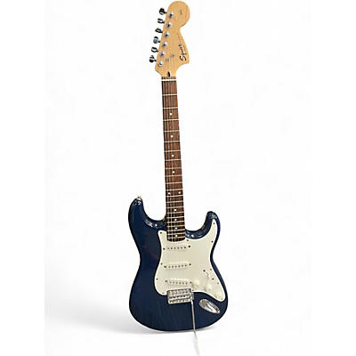 Used Squier Affinity Stratocaster Blue Solid Body Electric Guitar