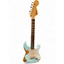 Used Squier Affinity Stratocaster Blue Solid Body Electric Guitar Blue