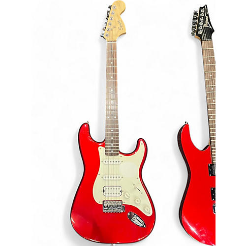 Squier Used Squier Affinity Stratocaster Candy Apple Red Solid Body Electric Guitar Candy Apple Red