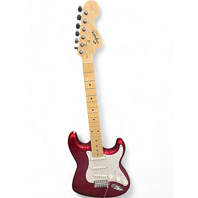 Squier Used Squier Affinity Stratocaster Candy Apple Red Solid Body Electric Guitar