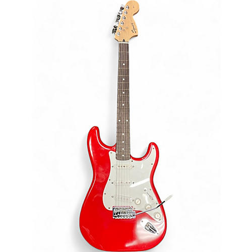 Squier Used Squier Affinity Stratocaster Candy Apple Red Solid Body Electric Guitar Candy Apple Red