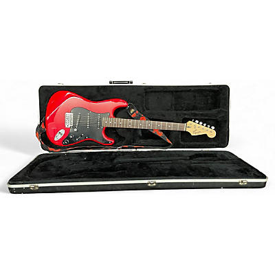Used Squier Affinity Stratocaster Candy Apple Red Solid Body Electric Guitar