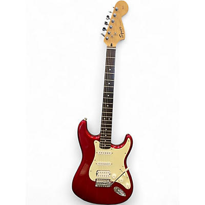 Used Squier Affinity Stratocaster Candy Apple Red Solid Body Electric Guitar