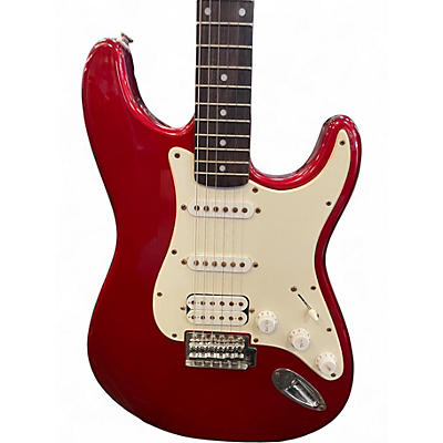 Used Squier Affinity Stratocaster Candy Apple Red Solid Body Electric Guitar