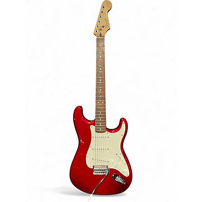 Used Squier Affinity Stratocaster Candy Apple Red Solid Body Electric Guitar