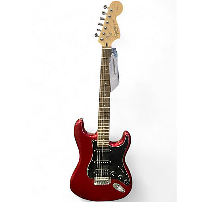 Used Squier Affinity Stratocaster Cherry Solid Body Electric Guitar
