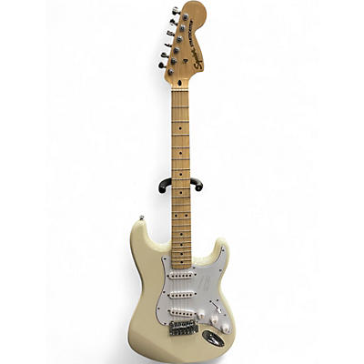 Used Squier Affinity Stratocaster Classic White Solid Body Electric Guitar