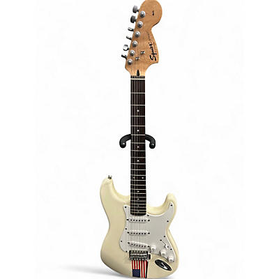 Used Squier Affinity Stratocaster Cream Solid Body Electric Guitar