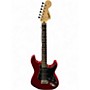 Used Squier Affinity Stratocaster DARK RED Solid Body Electric Guitar DARK RED