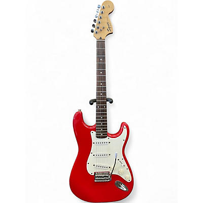 Used Squier Affinity Stratocaster Dakota Red Solid Body Electric Guitar