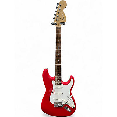 Used Squier Affinity Stratocaster Dakota Red Solid Body Electric Guitar