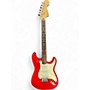Used Squier Affinity Stratocaster Fiesta Red Solid Body Electric Guitar Fiesta Red
