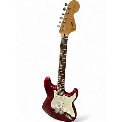Used Squier Affinity Stratocaster HSS Red Solid Body Electric Guitar