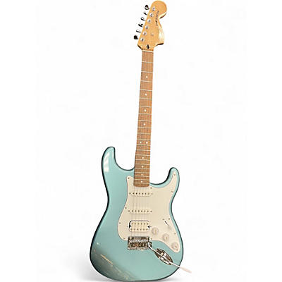 Used Squier Affinity Stratocaster Ice Blue Metallic Solid Body Electric Guitar