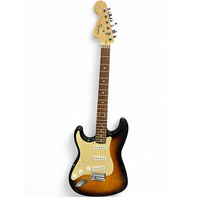 Used Squier Affinity Stratocaster Left Handed 2 Color Sunburst Electric Guitar