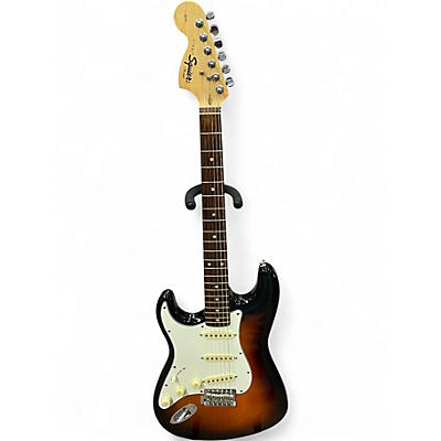Used Squier Affinity Stratocaster Left Handed 3 Color Sunburst Electric Guitar