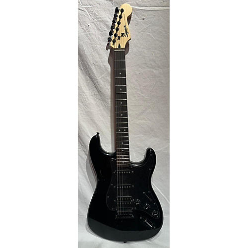 Squier Used Squier Affinity Stratocaster Metallic Black Sparkle Solid Body Electric Guitar Metallic Black Sparkle