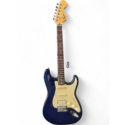 Used Squier Affinity Stratocaster Metallic Blue Solid Body Electric Guitar