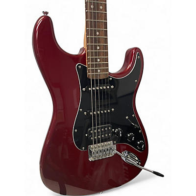 Used Squier Affinity Stratocaster Metallic Red Solid Body Electric Guitar
