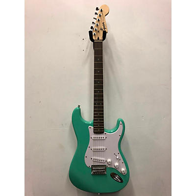 Squier Used Squier Affinity Stratocaster Mint Green Solid Body Electric Guitar