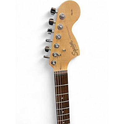 Used Squier Affinity Stratocaster Montego Black Metallic Solid Body Electric Guitar