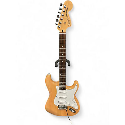 Used Squier Affinity Stratocaster  Natural Solid Body Electric Guitar