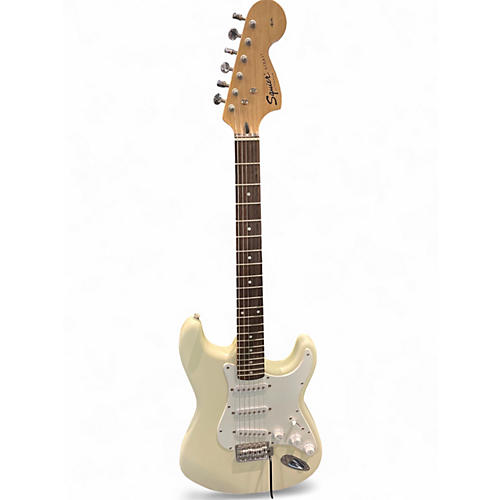 Used Squier Affinity Stratocaster Olympic White Solid Body Electric Guitar Olympic White
