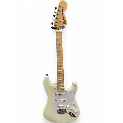 Used Squier Affinity Stratocaster Olympic White Solid Body Electric Guitar