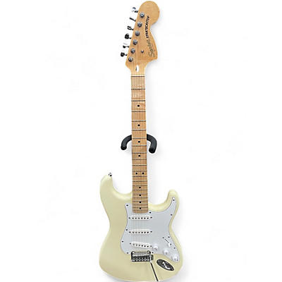 Used Squier Affinity Stratocaster Olympic White Solid Body Electric Guitar