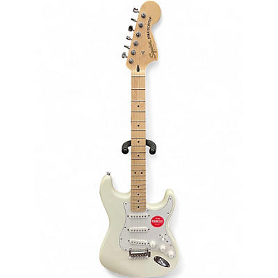 Used Squier Affinity Stratocaster Olympic White Solid Body Electric Guitar